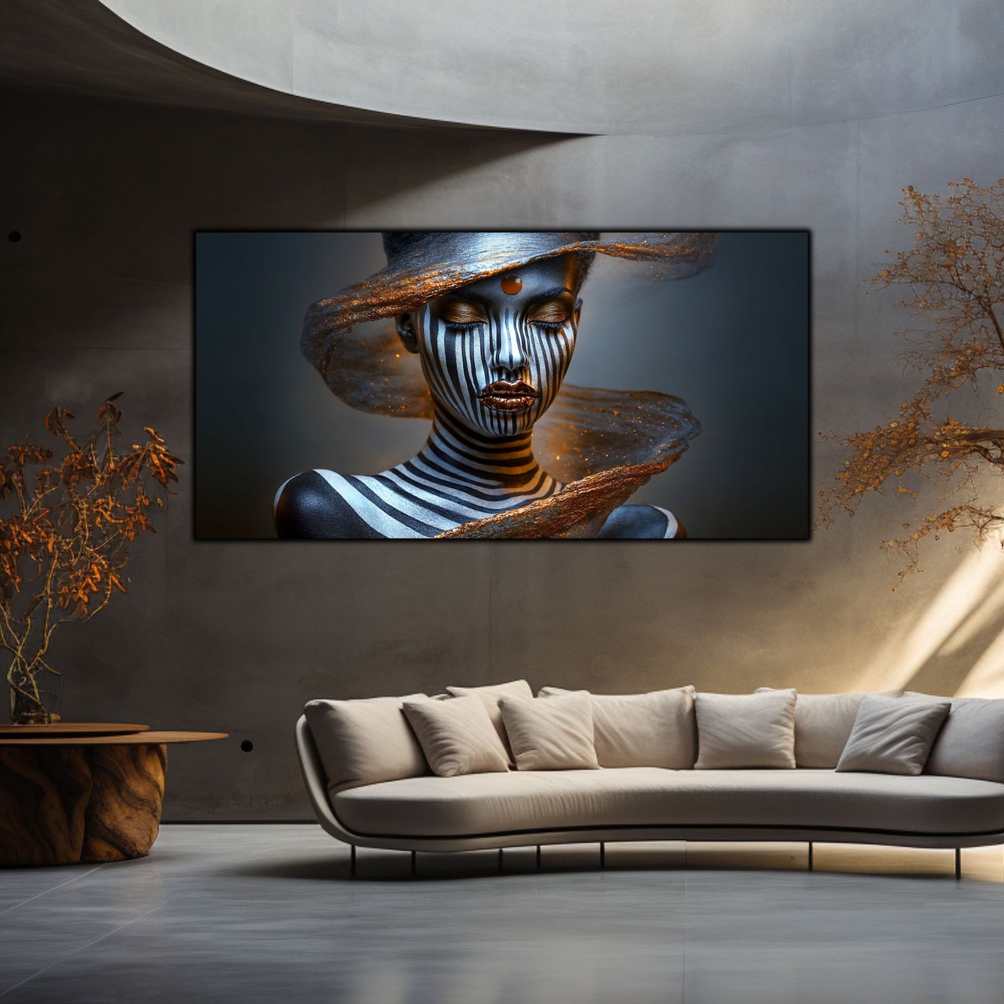Tablou Sticla Securizata – Tablou Elegant pt Dormitor si Living - Dark StarDust No15