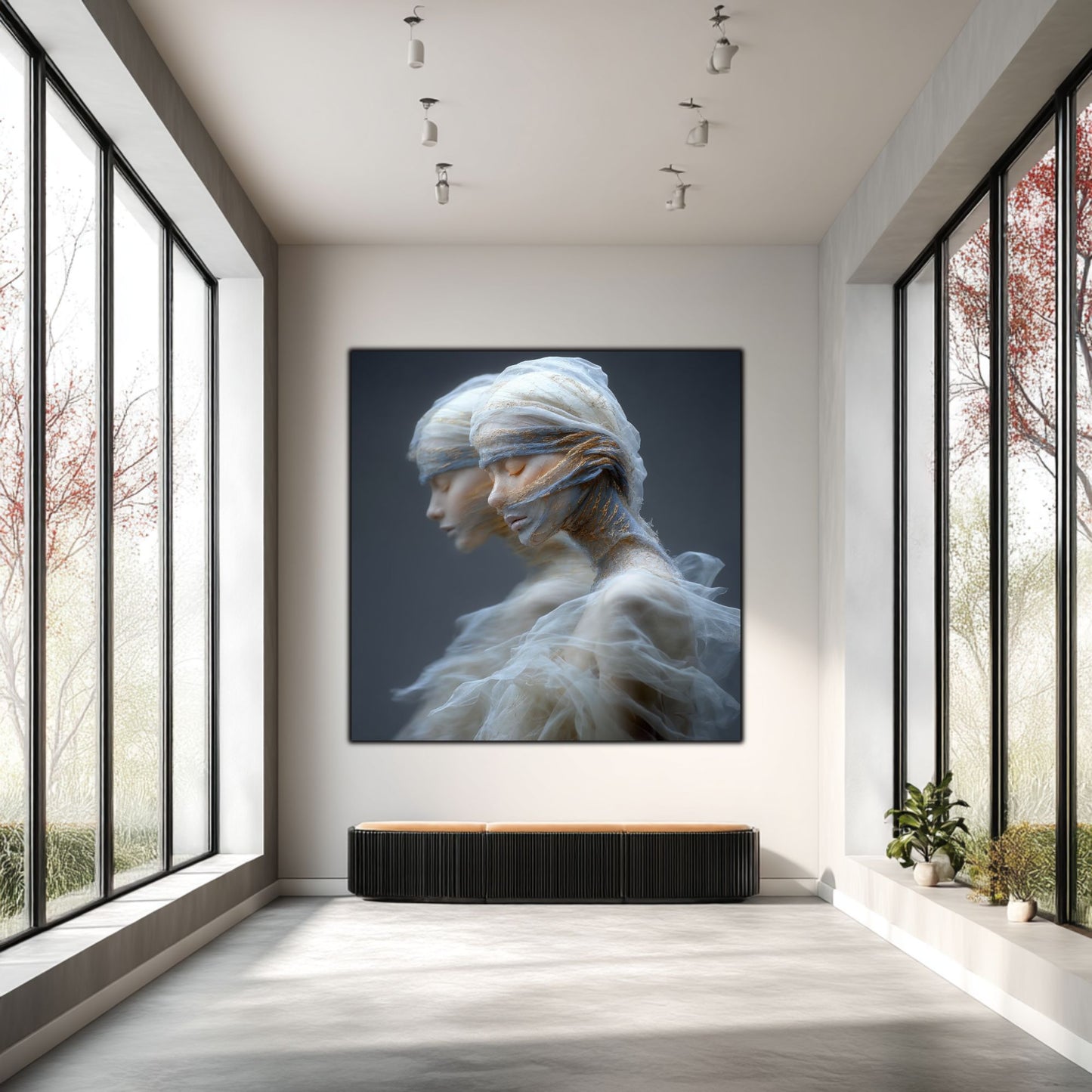 Tablou Decorativ Premium pe Sticla Securizata - „Fractured Dream” - No08