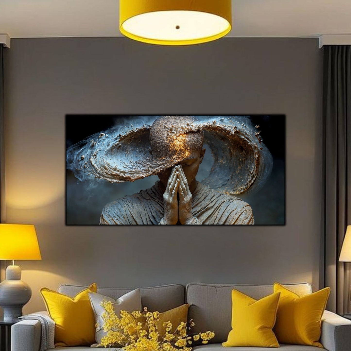 Tablou Decorativ pe Sticla Securizata – Ideal pt Dormitor si Living - Beyond Stardust No20