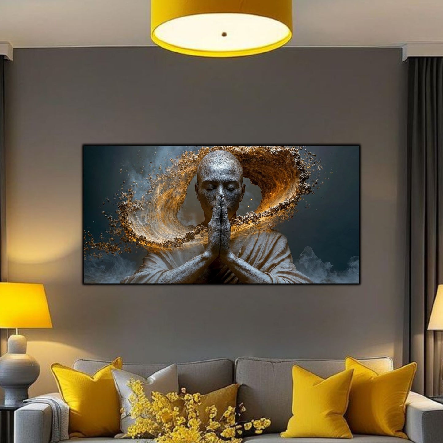 Tablou Decorativ pe Sticla Securizata – Ideal pt Dormitor si Living - Beyond Stardust No14