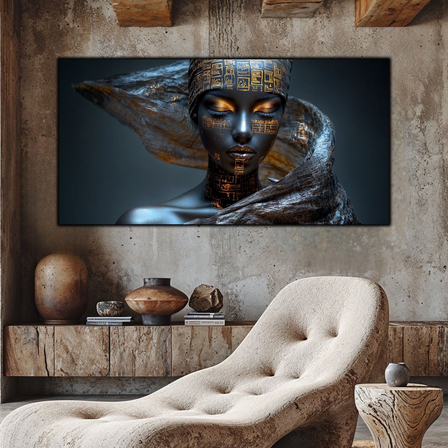 Tablou Sticla Securizata – Tablou Elegant pt Dormitor si Living - Dark StarDust No32