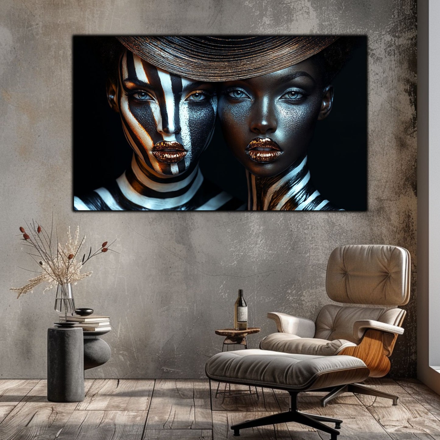 Dark Glow - Tablou Decorativ Contemporan si Abstract - NO08