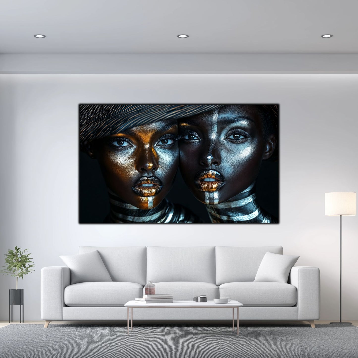 Dark Glow - Tablou Decorativ Contemporan si Abstract - NO18