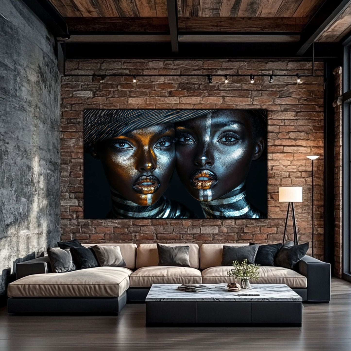 Dark Glow - Tablou Decorativ Contemporan si Abstract - NO18