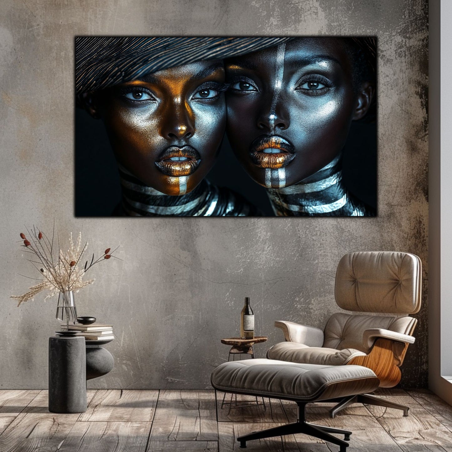 Dark Glow - Tablou Decorativ Contemporan si Abstract - NO18