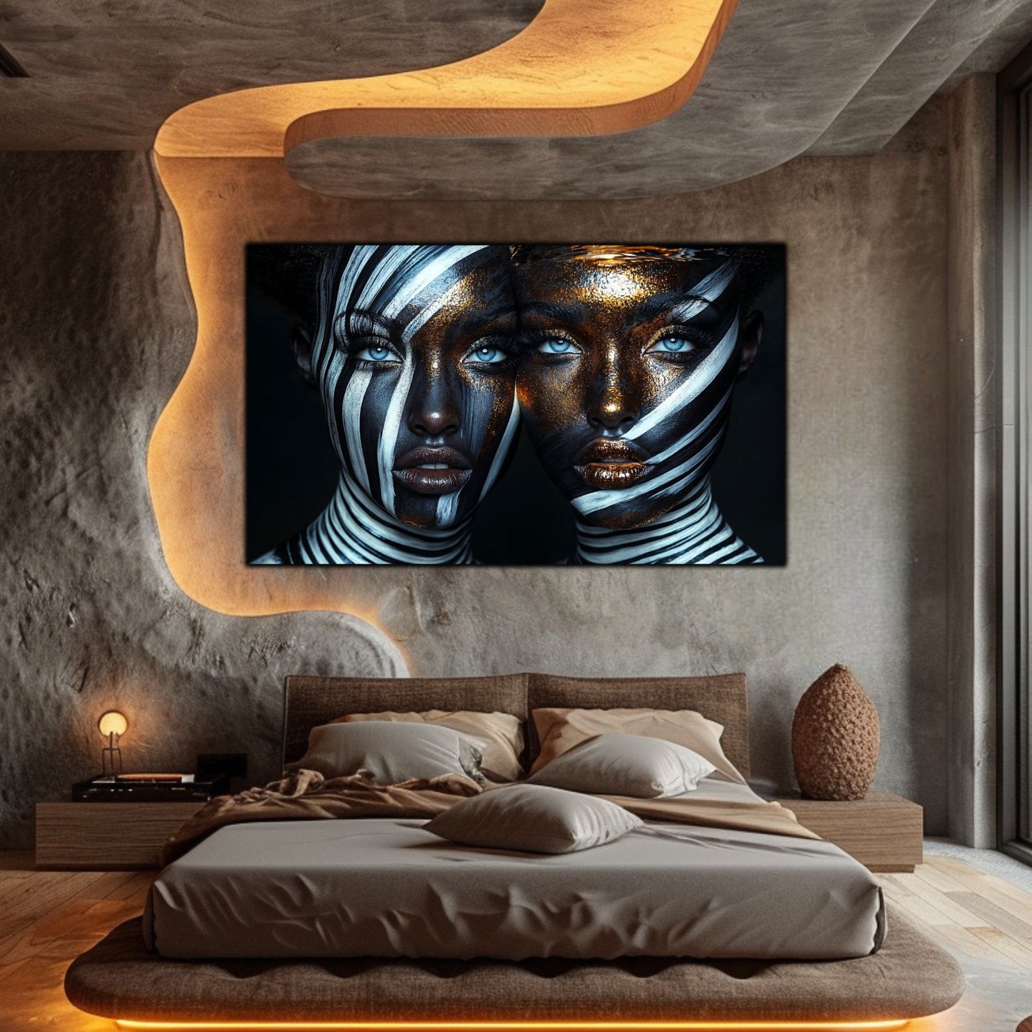 Dark Glow - Tablou Decorativ Contemporan si Abstract - NO05
