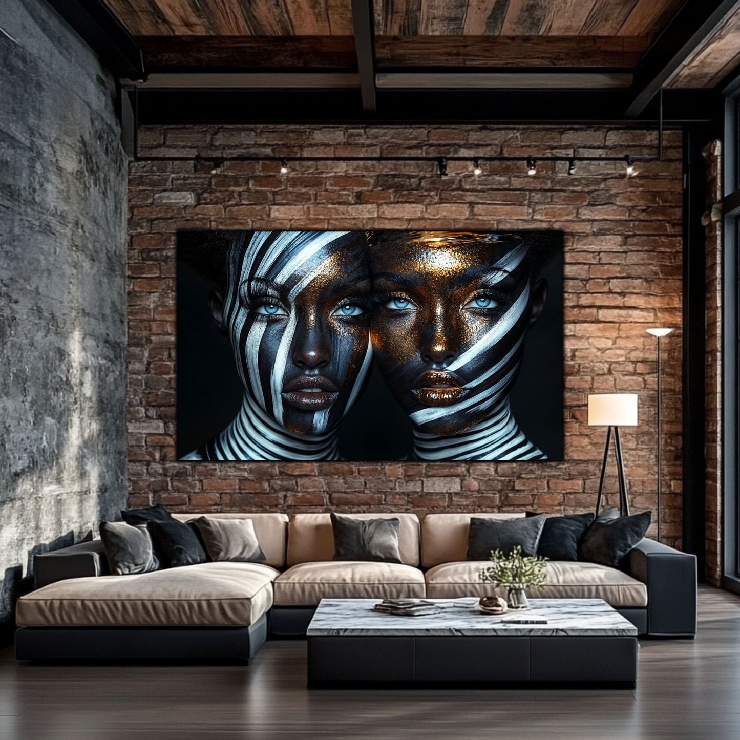 Dark Glow - Tablou Decorativ Contemporan si Abstract - NO05