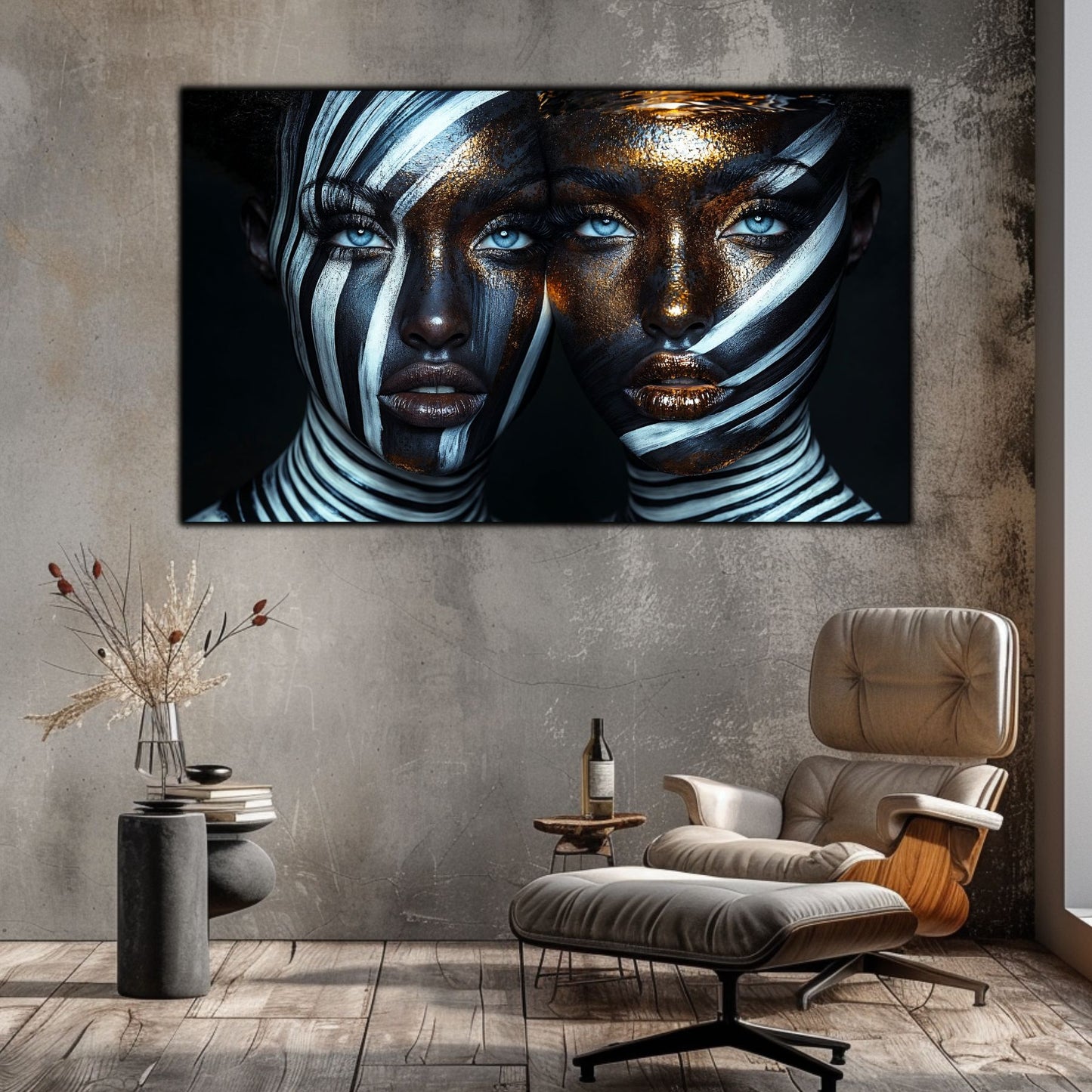 Dark Glow - Tablou Decorativ Contemporan si Abstract - NO05
