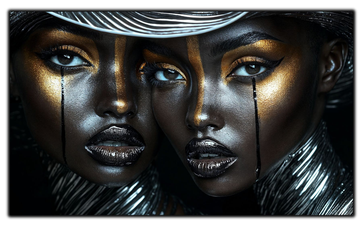 Dark Glow - Tablou Decorativ Contemporan si Abstract - NO19