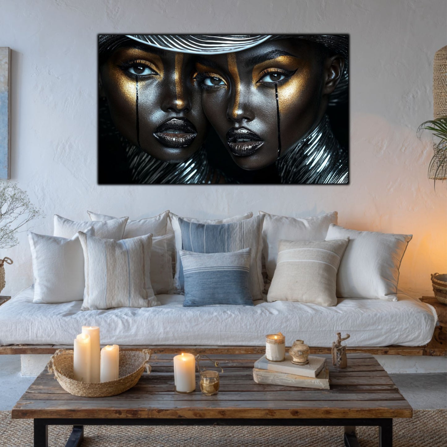 Dark Glow - Tablou Decorativ Contemporan si Abstract - NO19
