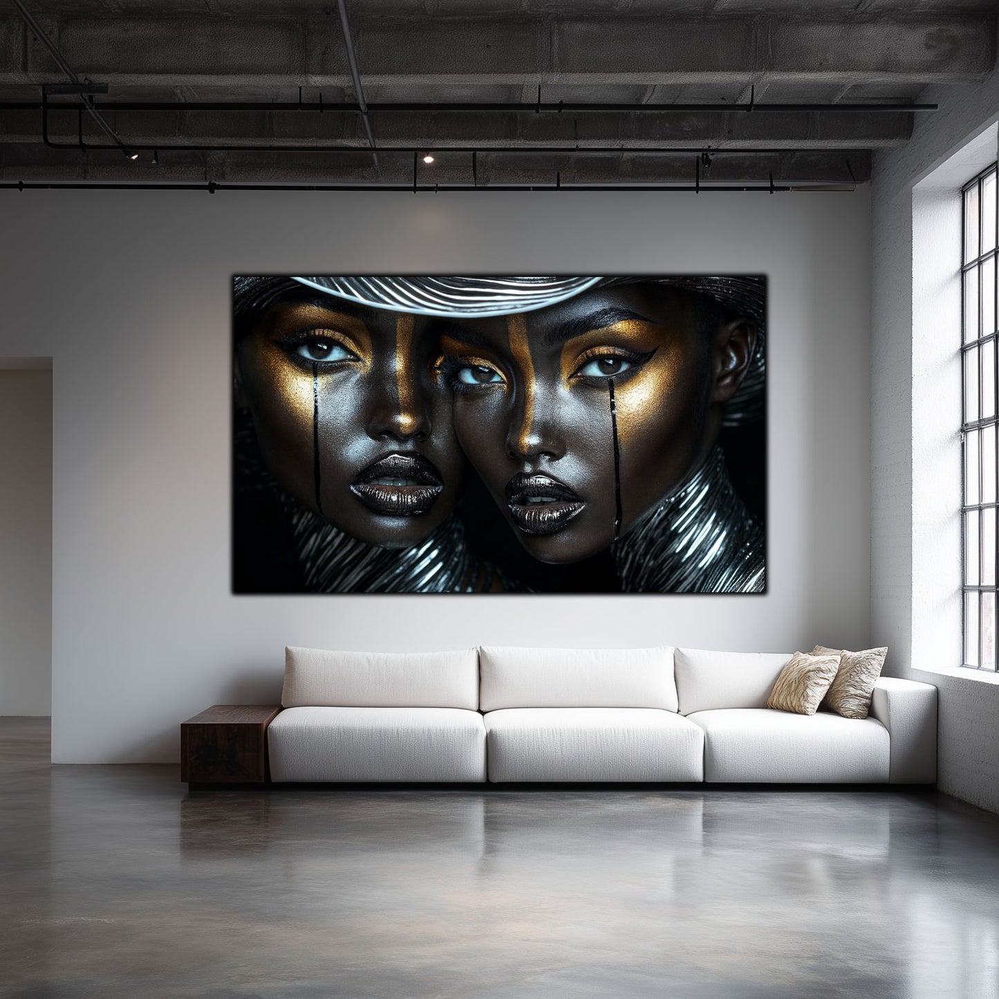 Dark Glow - Tablou Decorativ Contemporan si Abstract - NO19