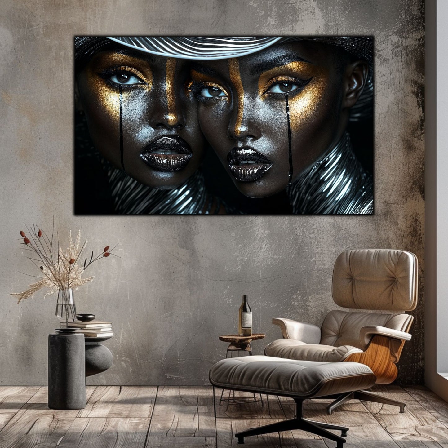 Dark Glow - Tablou Decorativ Contemporan si Abstract - NO19