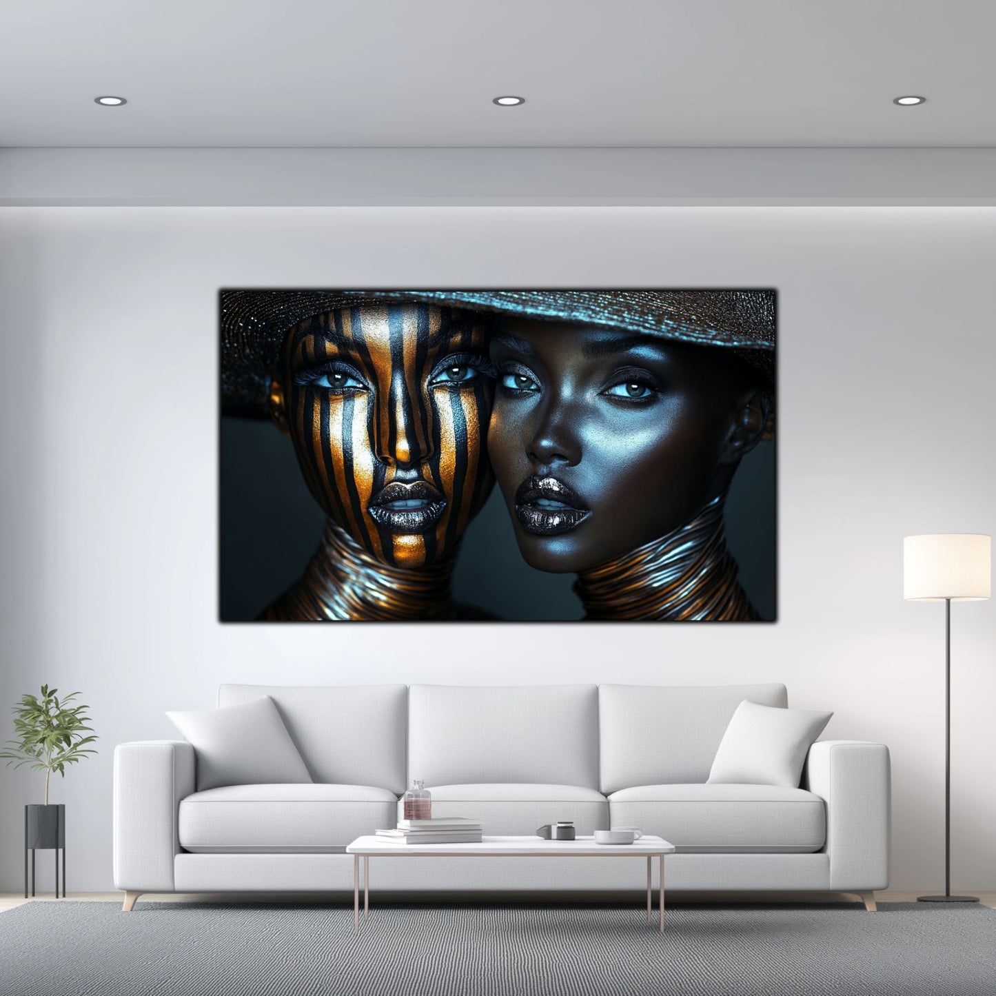 Dark Glow - Tablou Decorativ Contemporan si Abstract - NO20