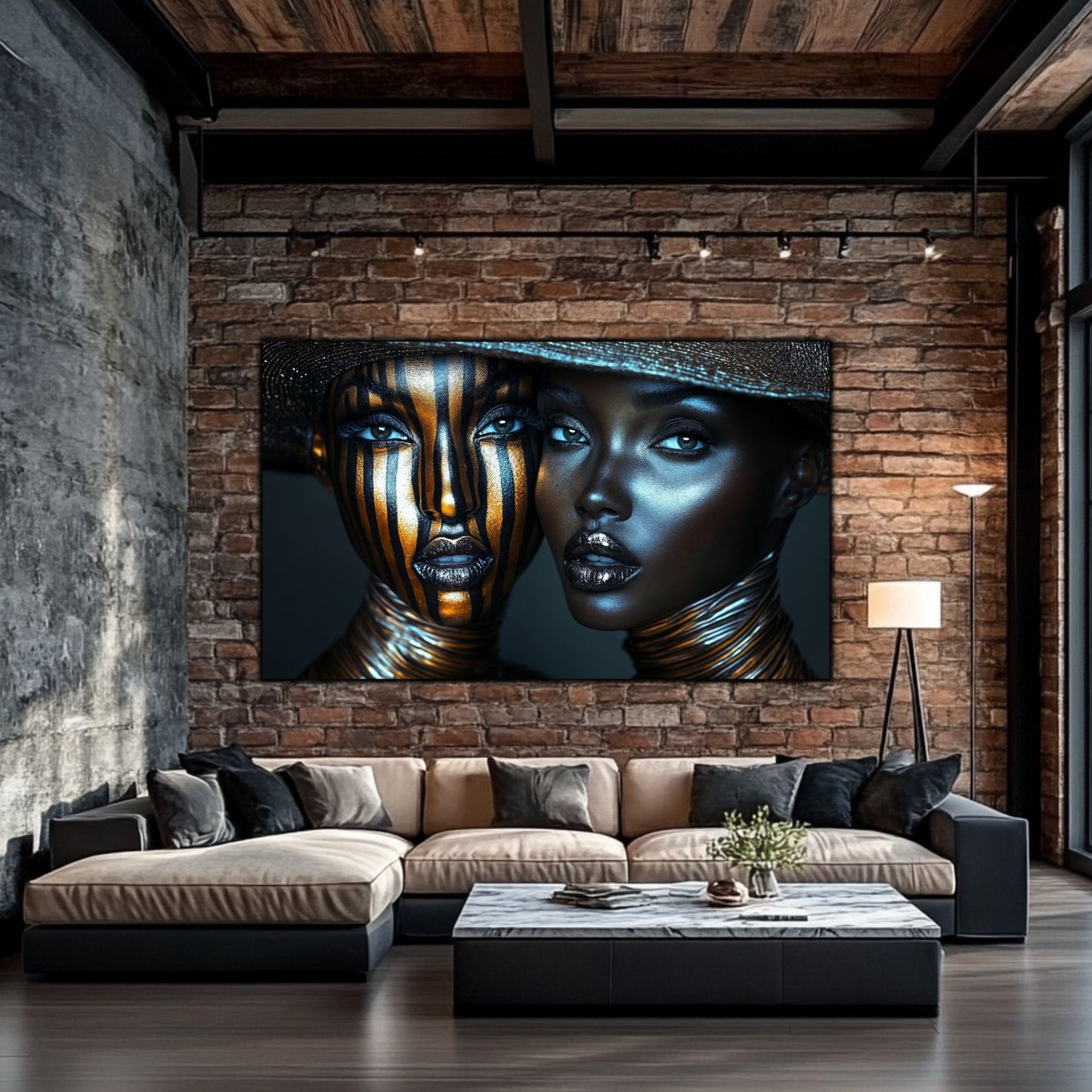 Dark Glow - Tablou Decorativ Contemporan si Abstract - NO20