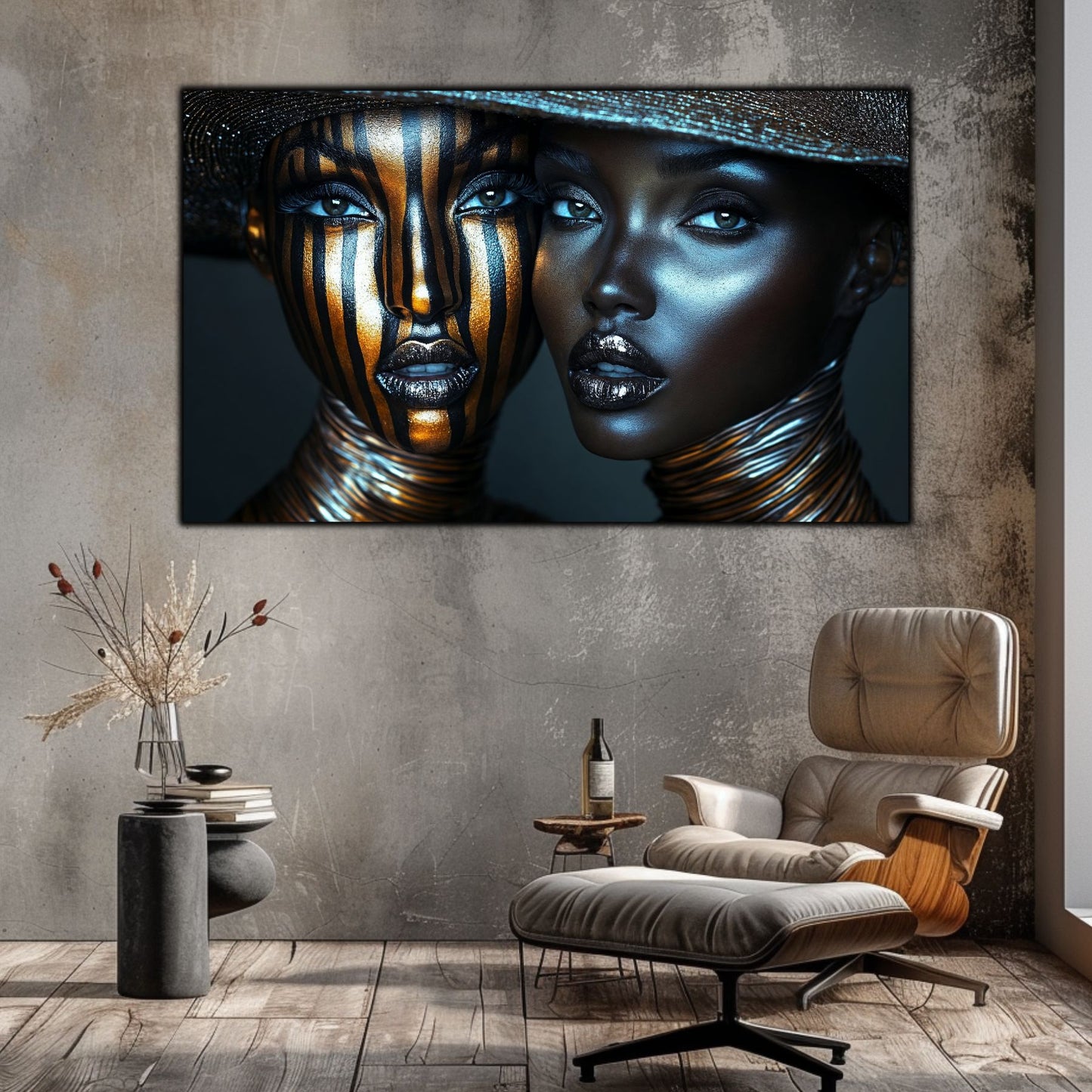 Dark Glow - Tablou Decorativ Contemporan si Abstract - NO20