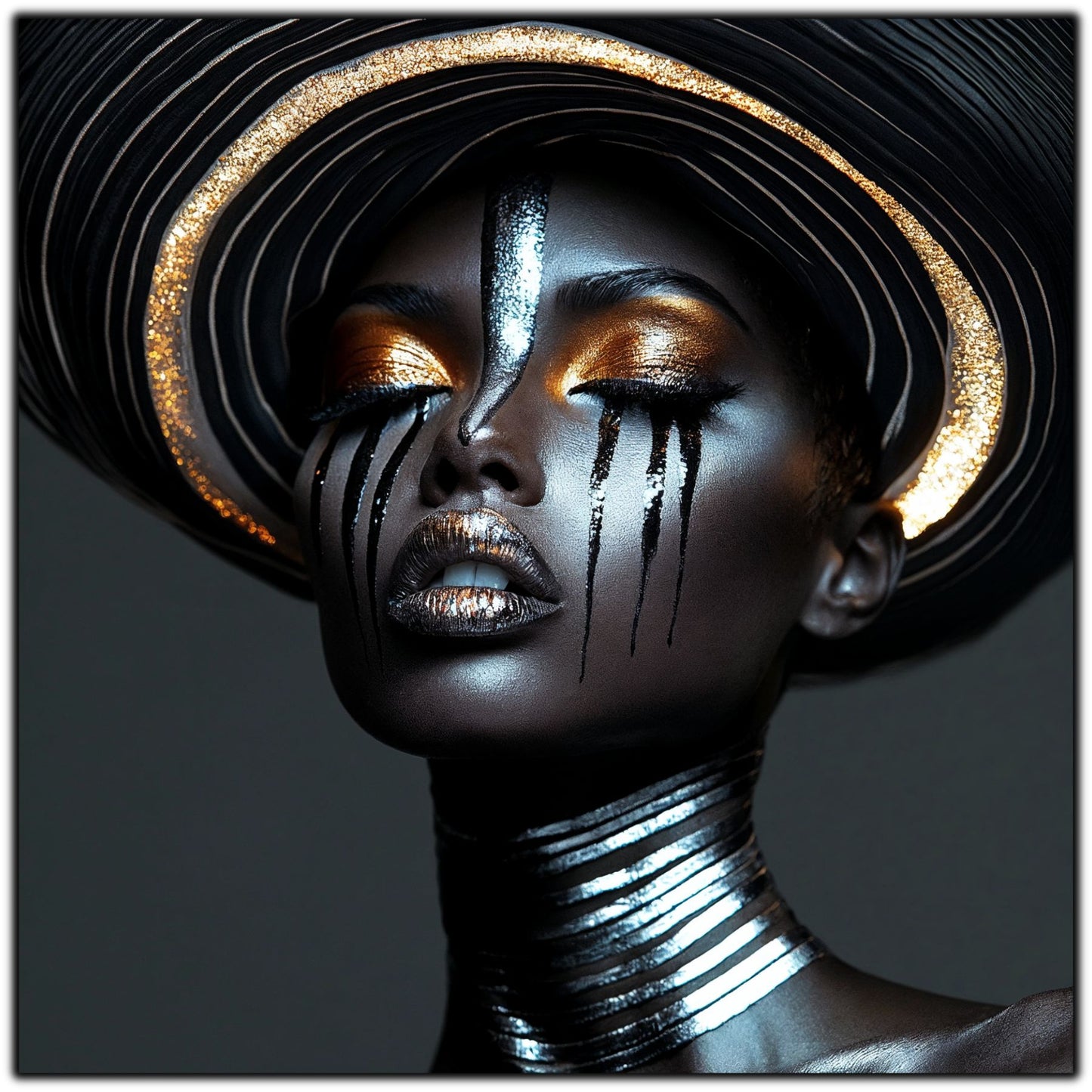 Dark Glow - Tablouri moderne pe sticlă securizată pentru living contemporan