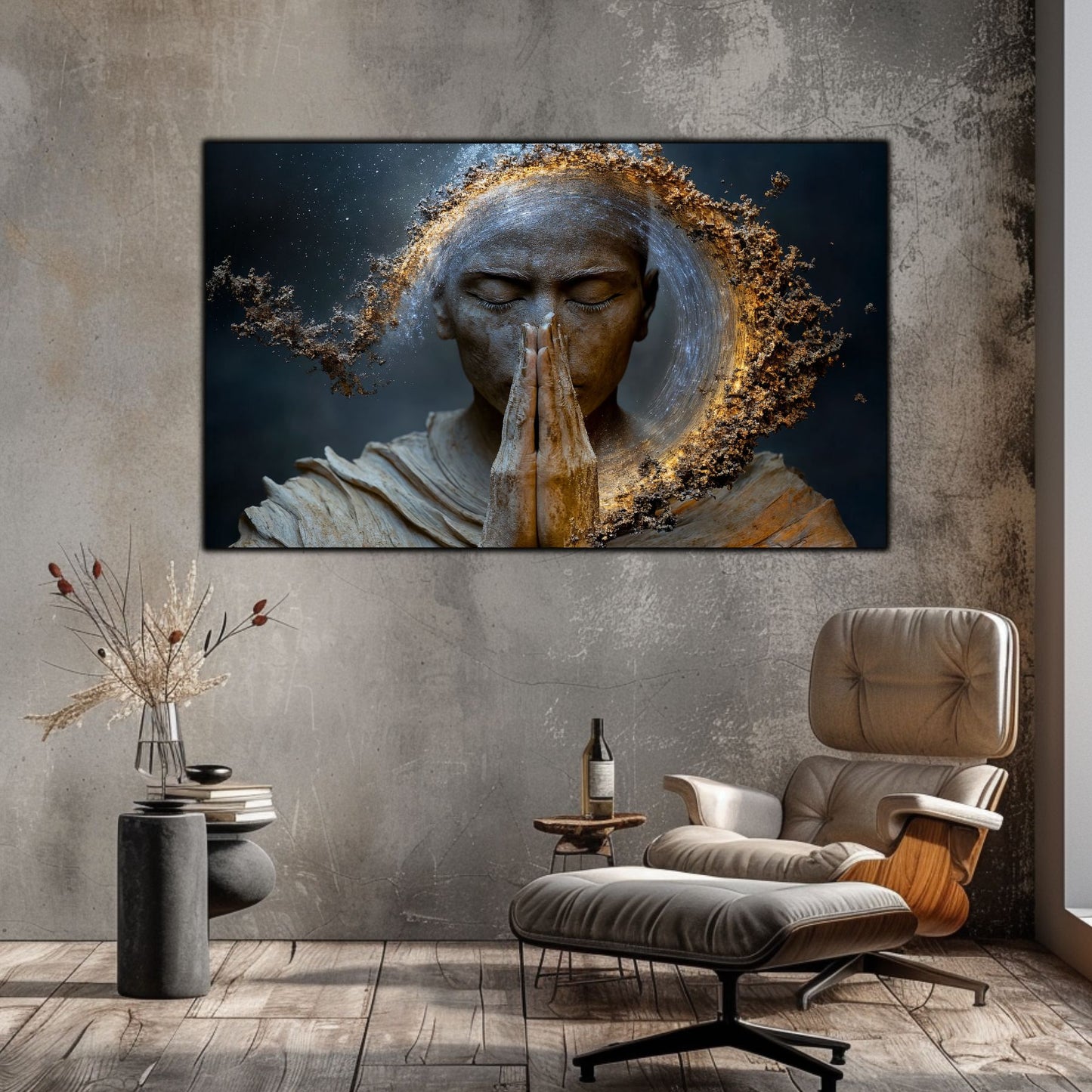 Tablou Decorativ pe Sticla Securizata – Ideal pt Dormitor si Living - Beyond Stardust No06