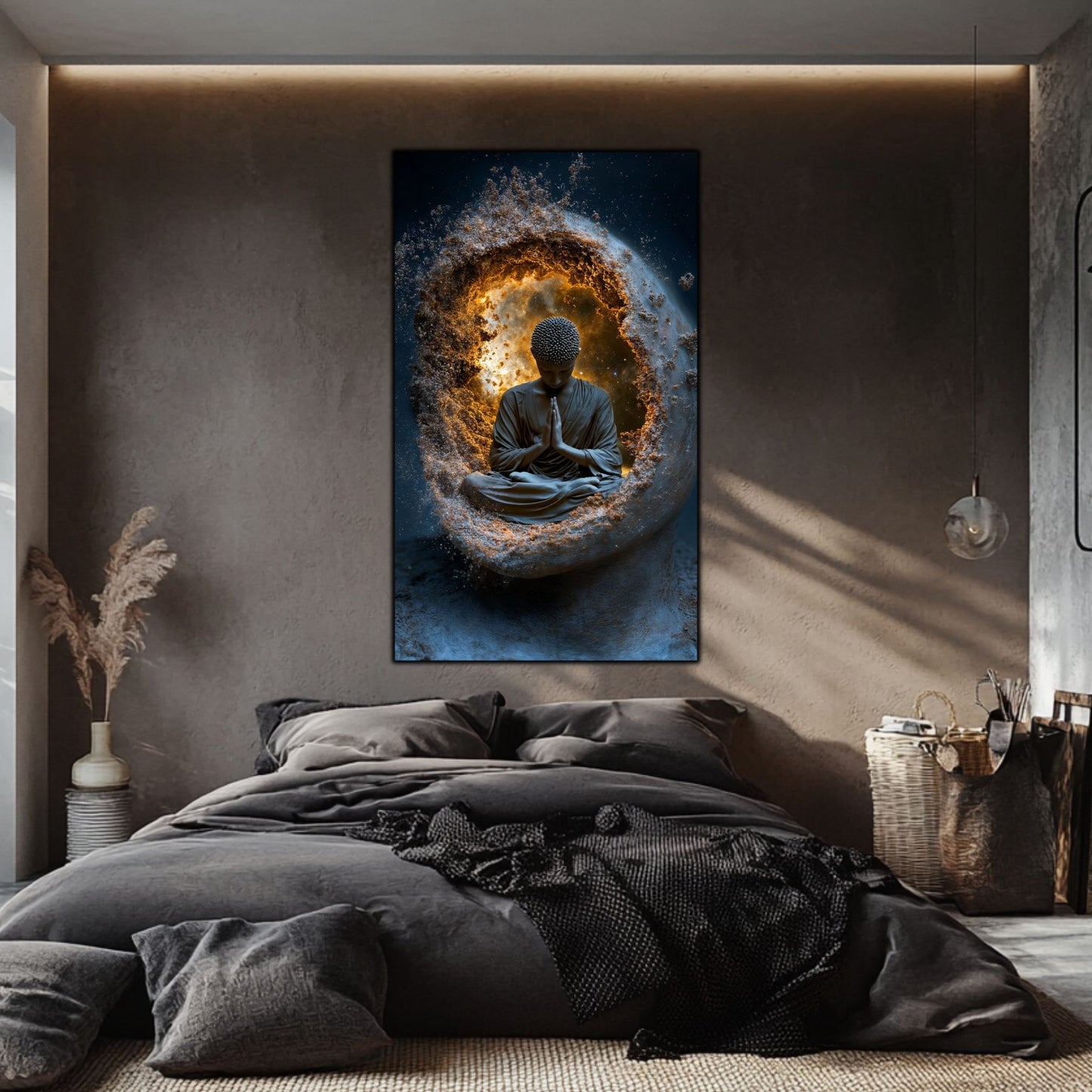 Tablou Decorativ pe Sticla Securizata – Ideal pt Dormitor si Living - Beyond Stardust No07