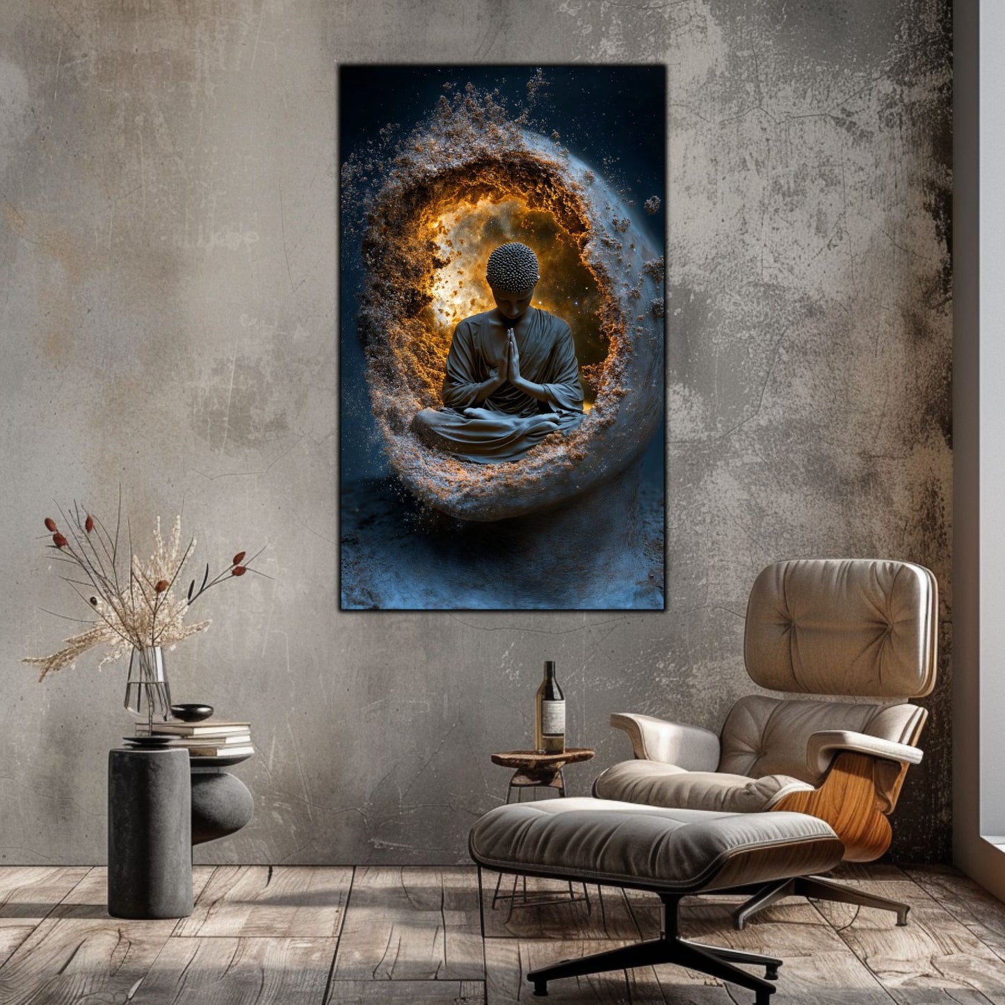 Tablou Decorativ pe Sticla Securizata – Ideal pt Dormitor si Living - Beyond Stardust No07