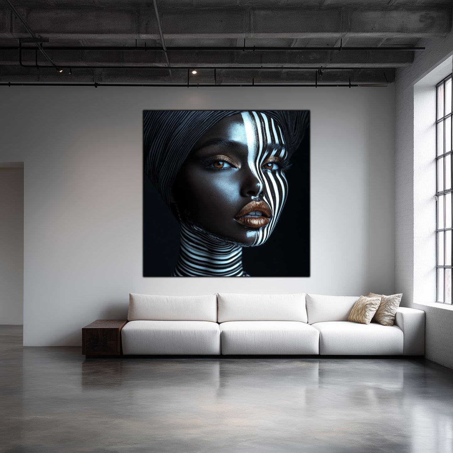 Dark Glow - Tablou Decorativ pt Peretele Livingului Modern - NO01