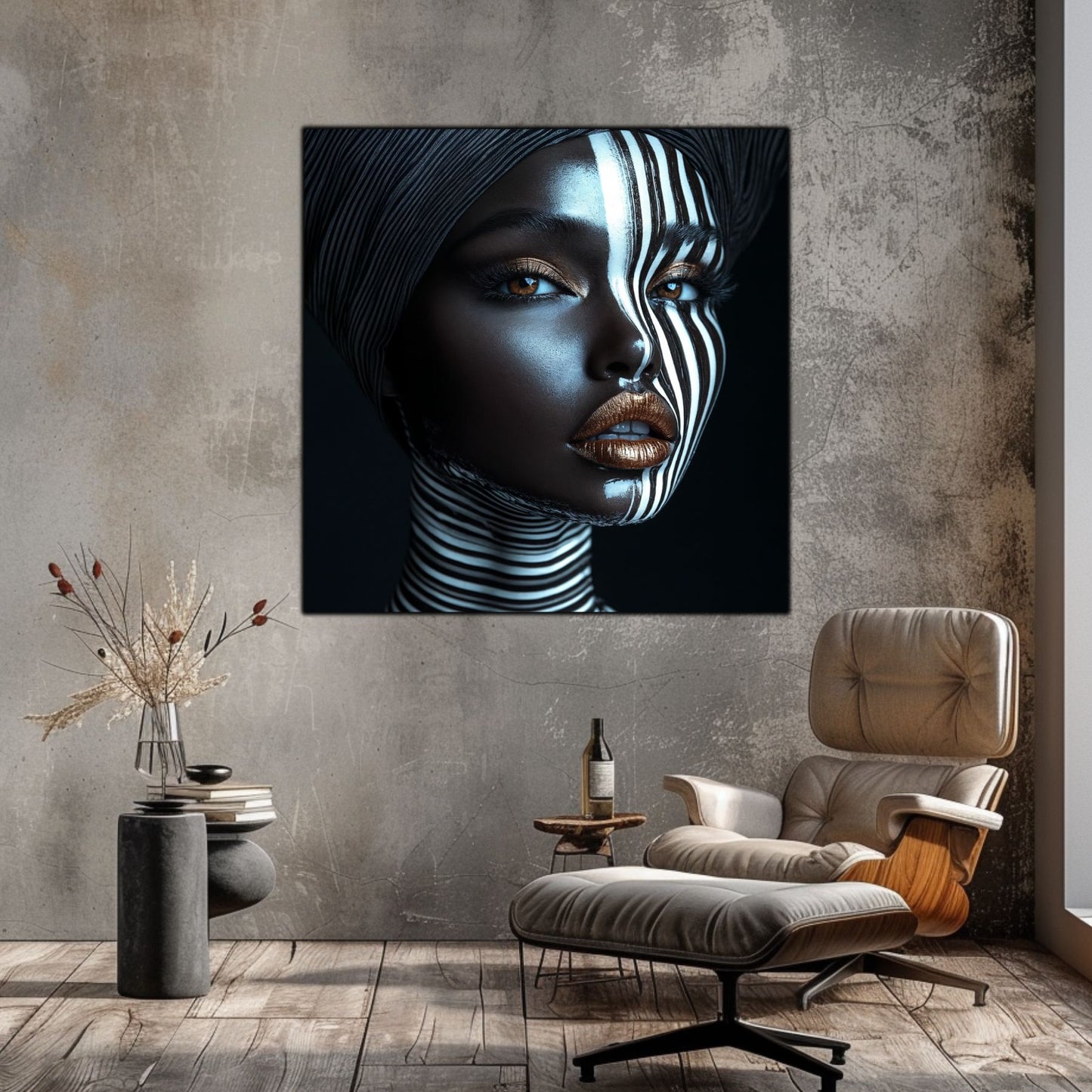Dark Glow - Tablou Decorativ pt Peretele Livingului Modern - NO01