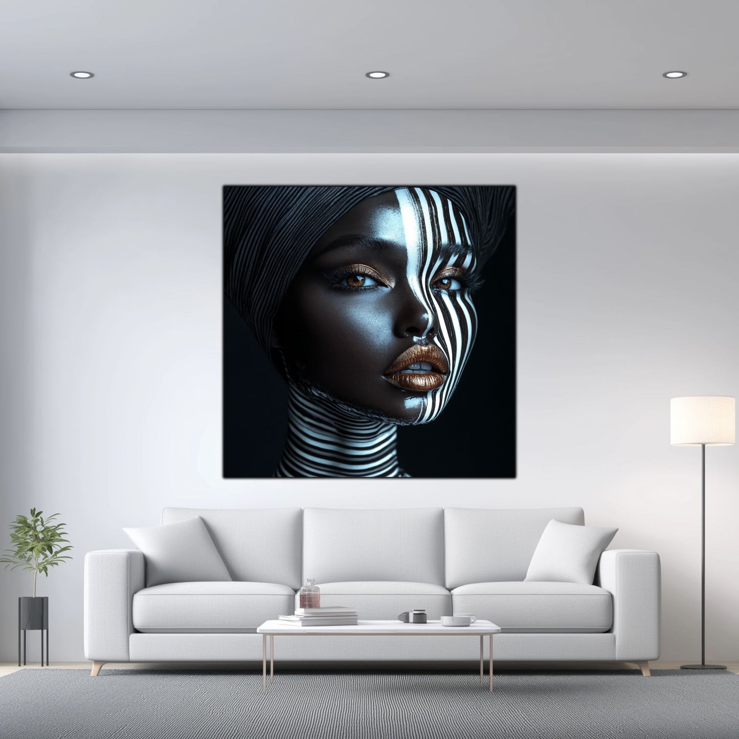 Dark Glow - Tablou Decorativ pt Peretele Livingului Modern - NO01
