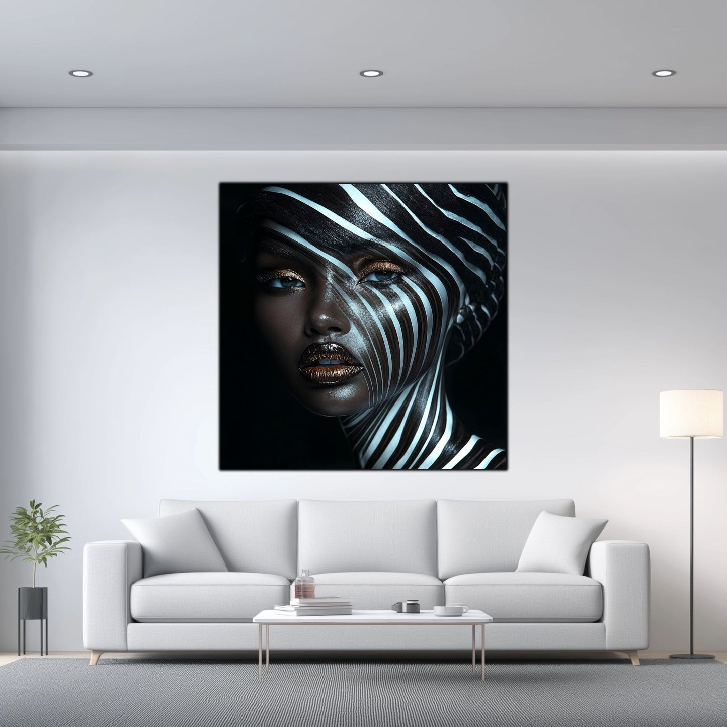 Dark Glow - Tablou Decorativ pt Peretele Livingului Modern - NO03