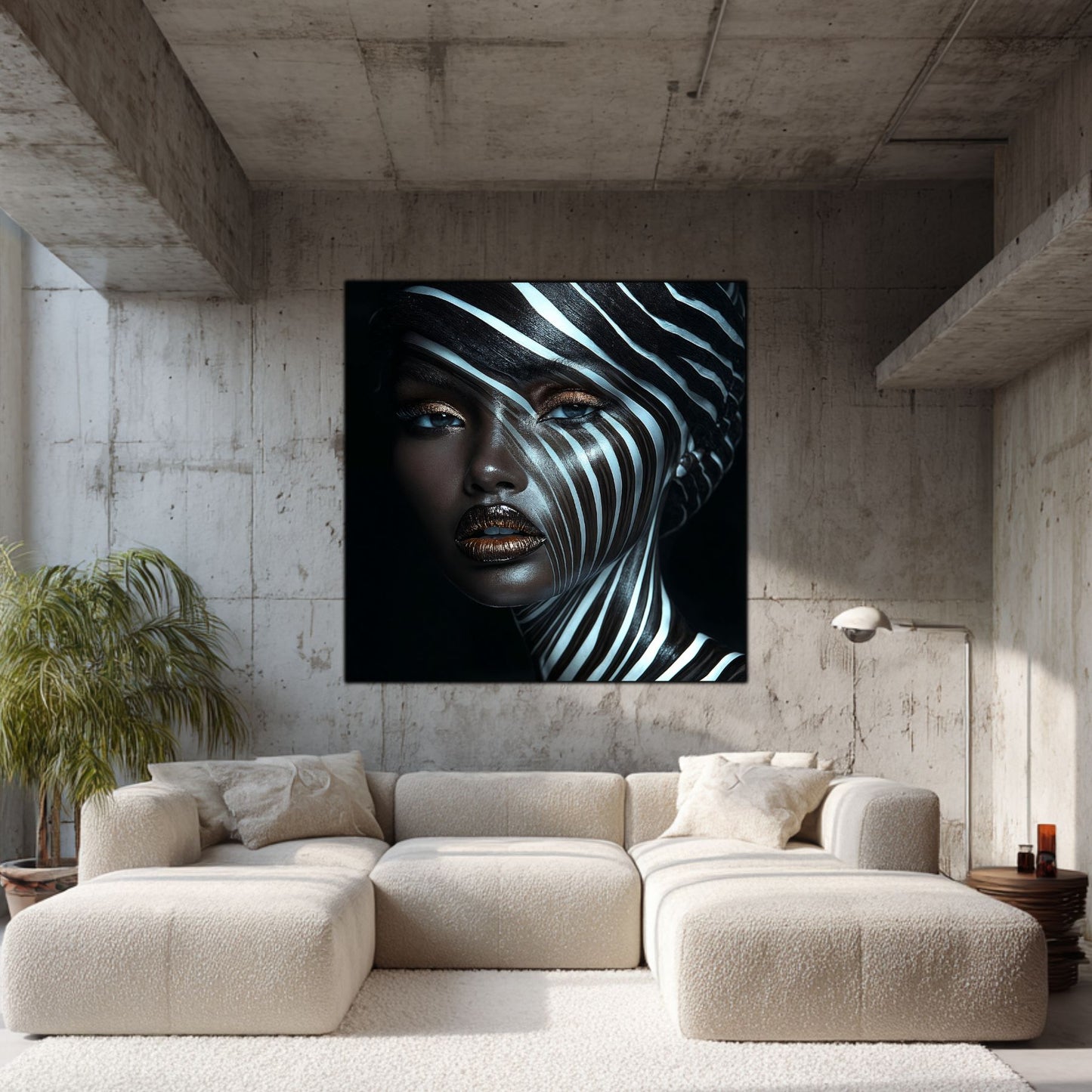 Dark Glow - Tablou Decorativ pt Peretele Livingului Modern - NO03