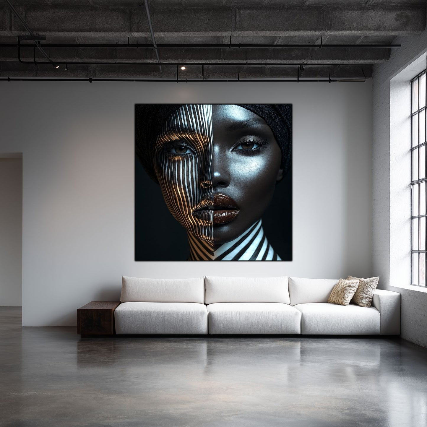 Dark Glow - Tablou Decorativ pt Peretele Livingului Modern - NO04