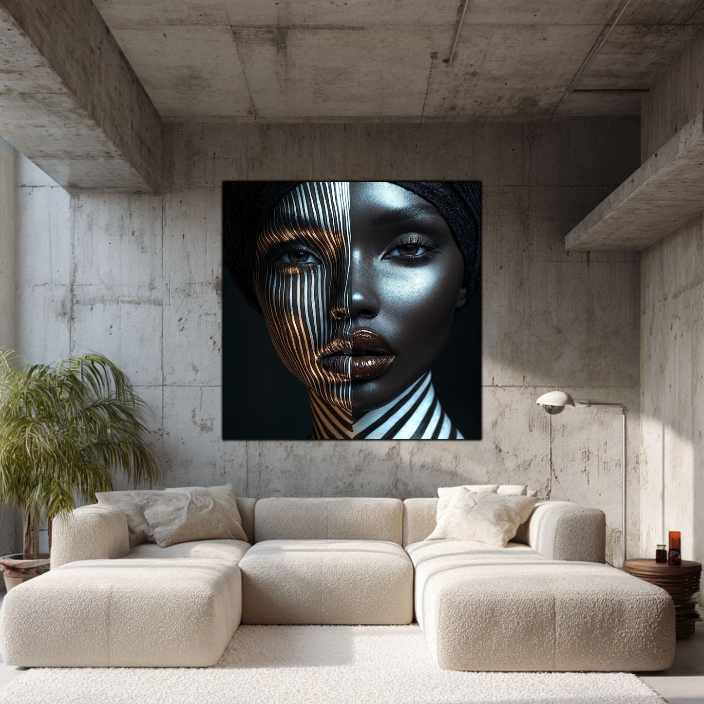 Dark Glow - Tablou Decorativ pt Peretele Livingului Modern - NO04