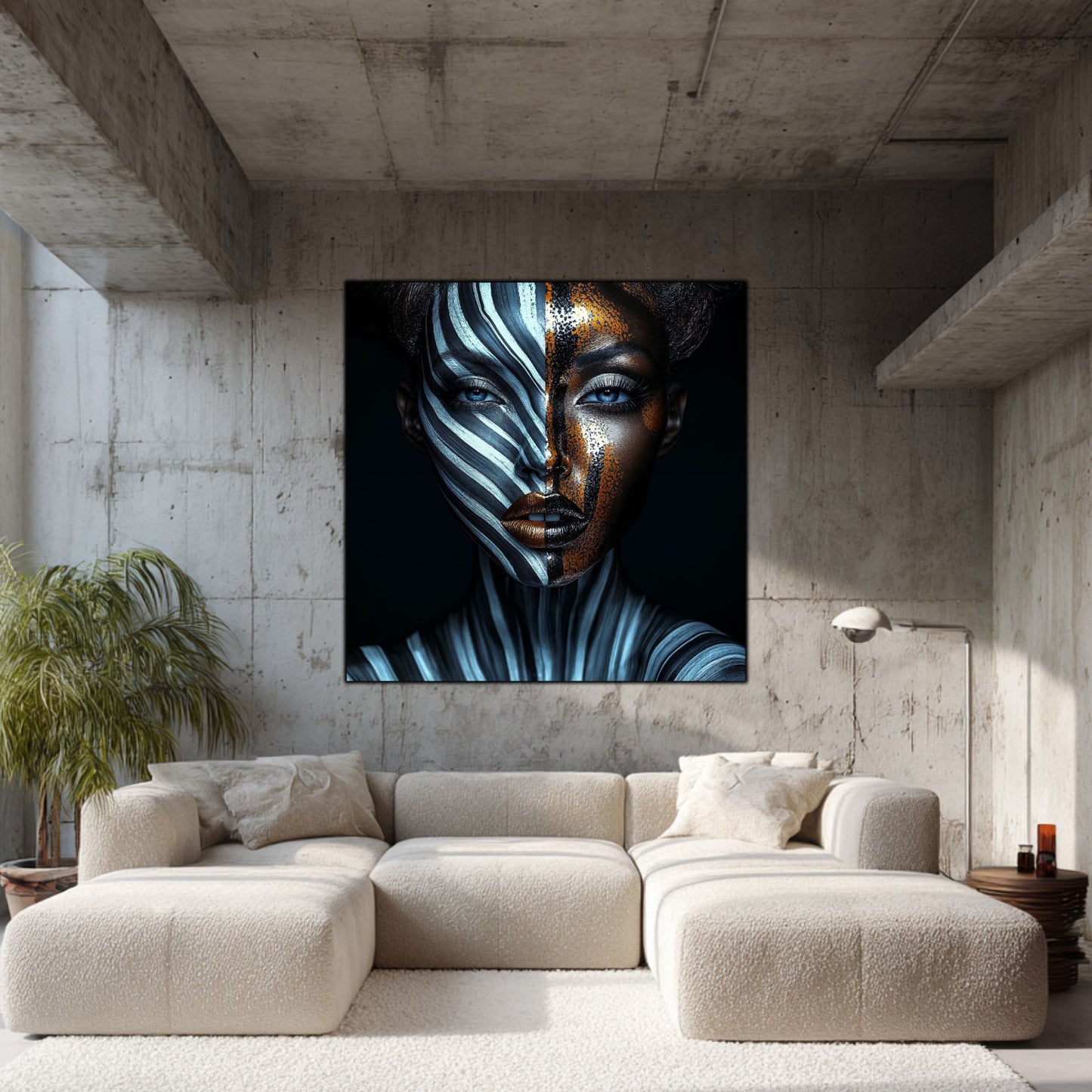 Dark Glow - Tablou Decorativ pt Peretele Livingului Modern - NO06