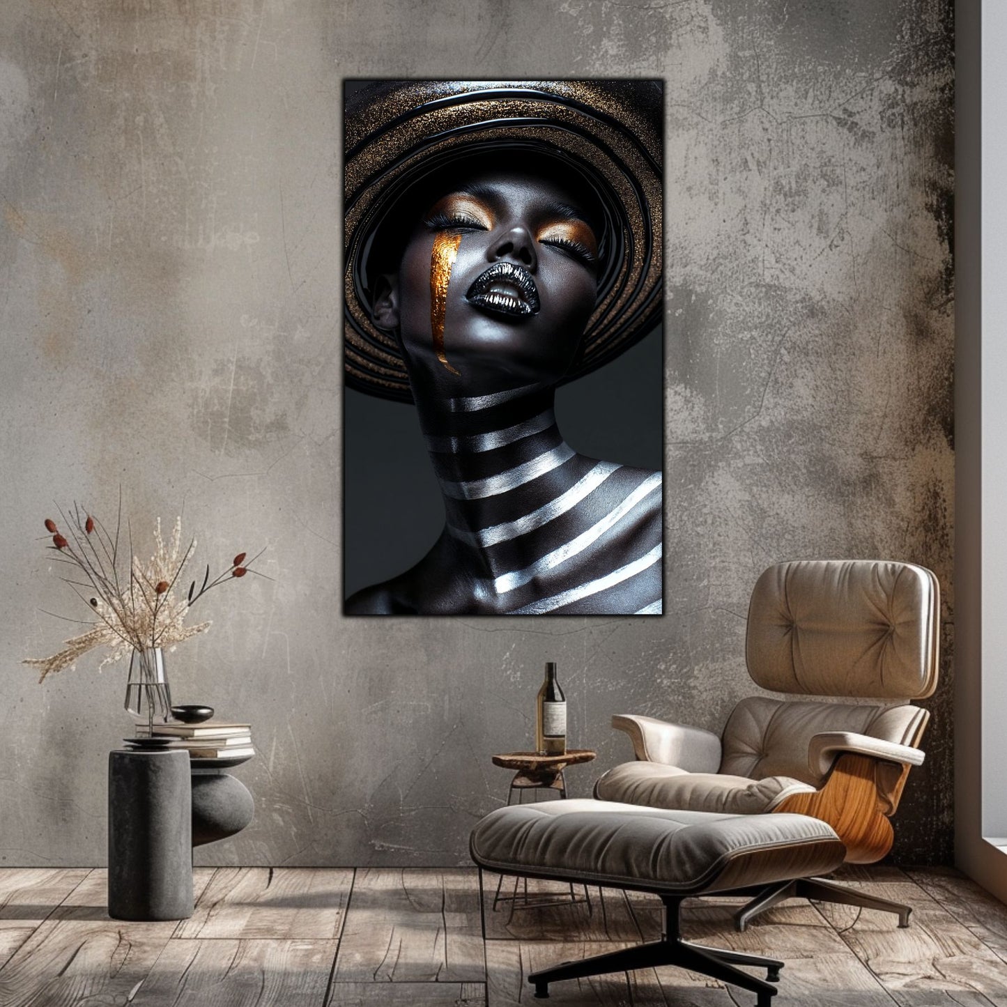 Dark Glow - Tablou Elegant pentru Living Modern - Tablou din Sticla