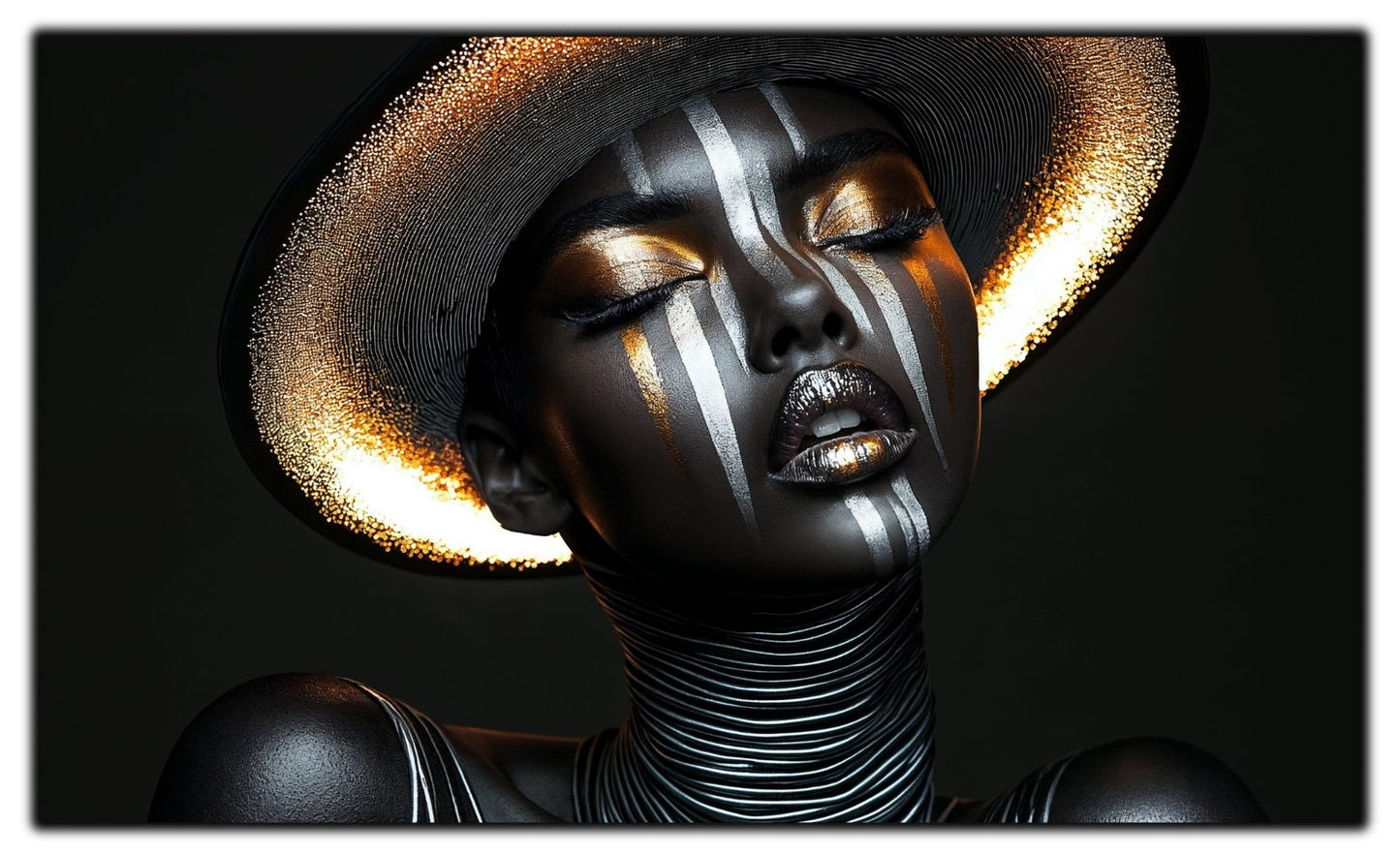 Dark Glow - Tablou elegant pentru living modern - Decor Contemporan Abstract