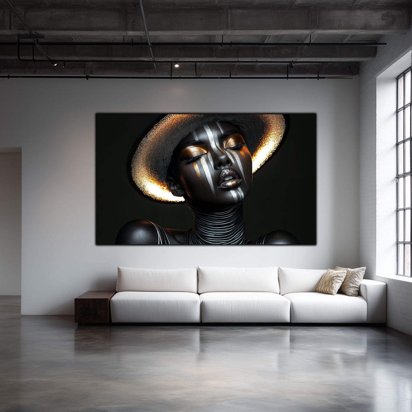 Dark Glow - Tablou elegant pentru living modern - Decor Contemporan Abstract