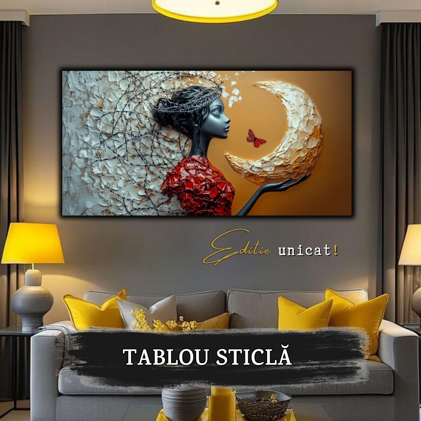 Thorned Beauty - Tablou Sticla Securizata - no09