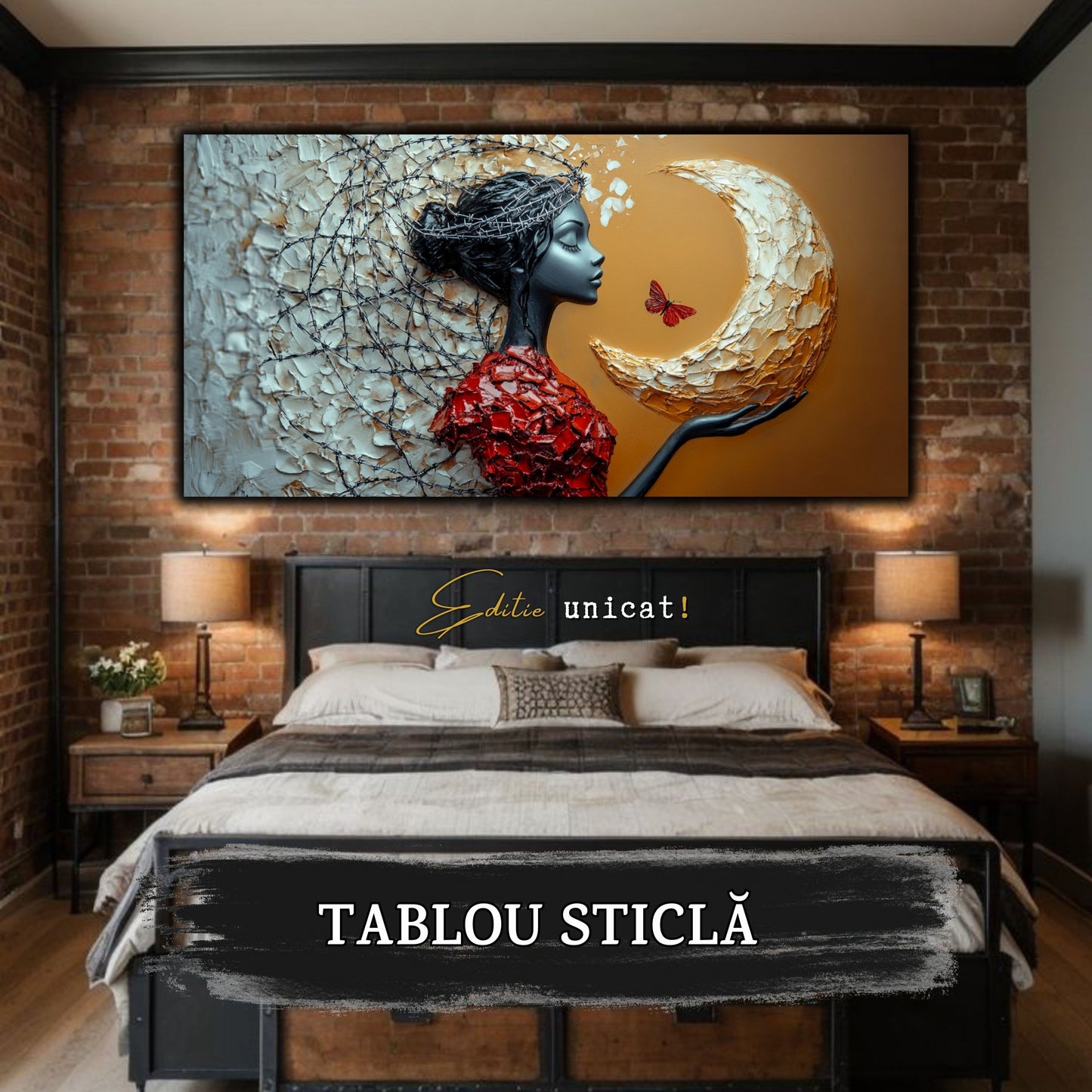 Thorned Beauty - Tablou Sticla Securizata - no09