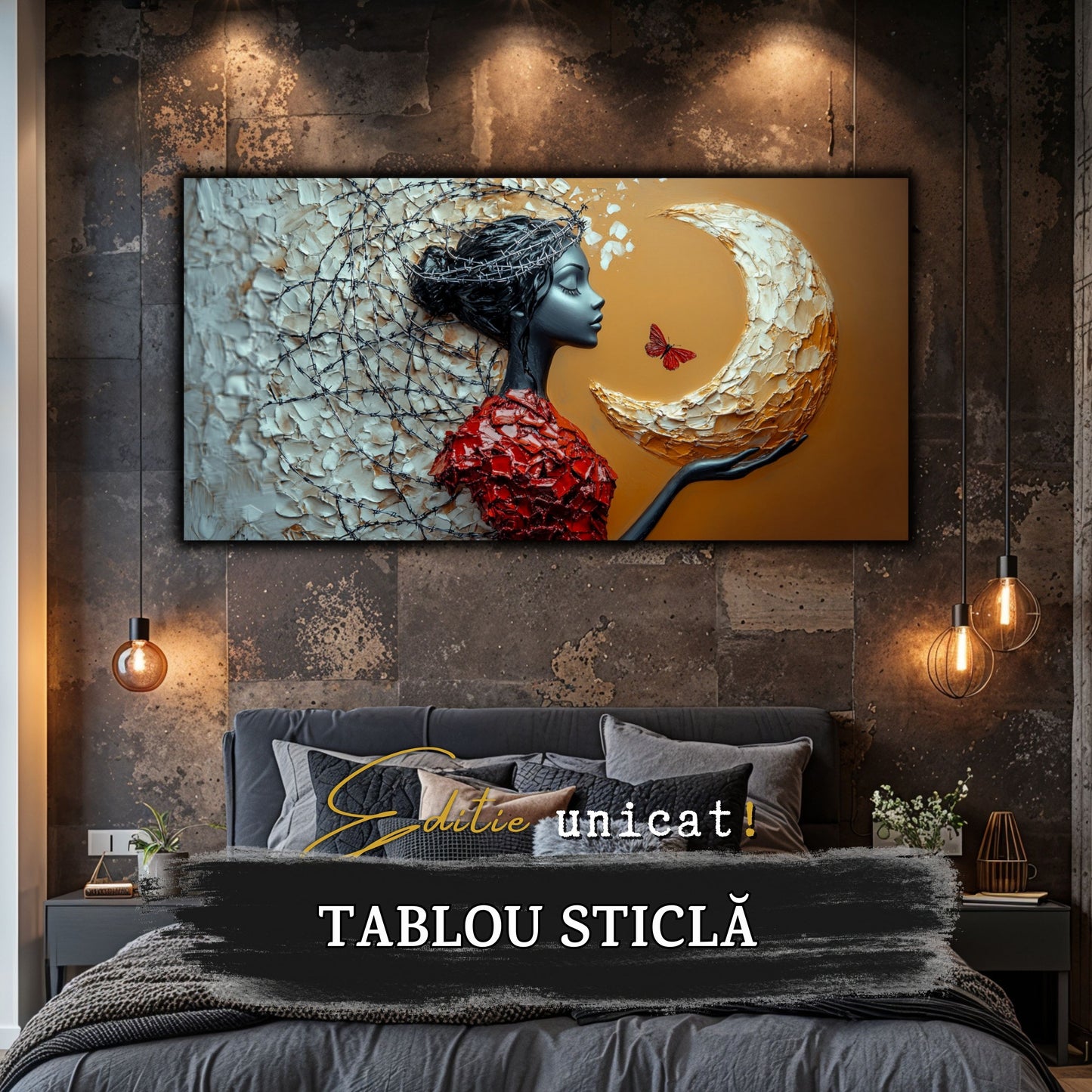 Thorned Beauty - Tablou Sticla Securizata - no09