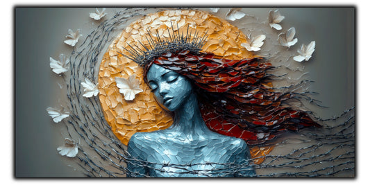 Thorned Beauty - Tablou Sticla Securizata - no04