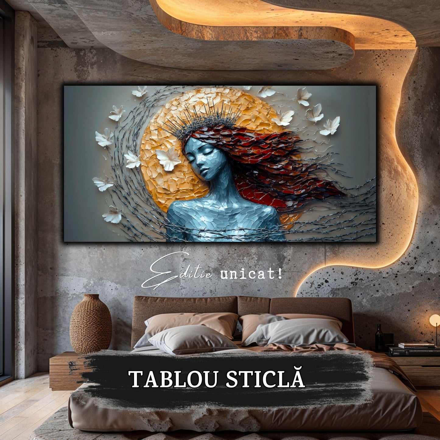 Thorned Beauty - Tablou Sticla Securizata - no04