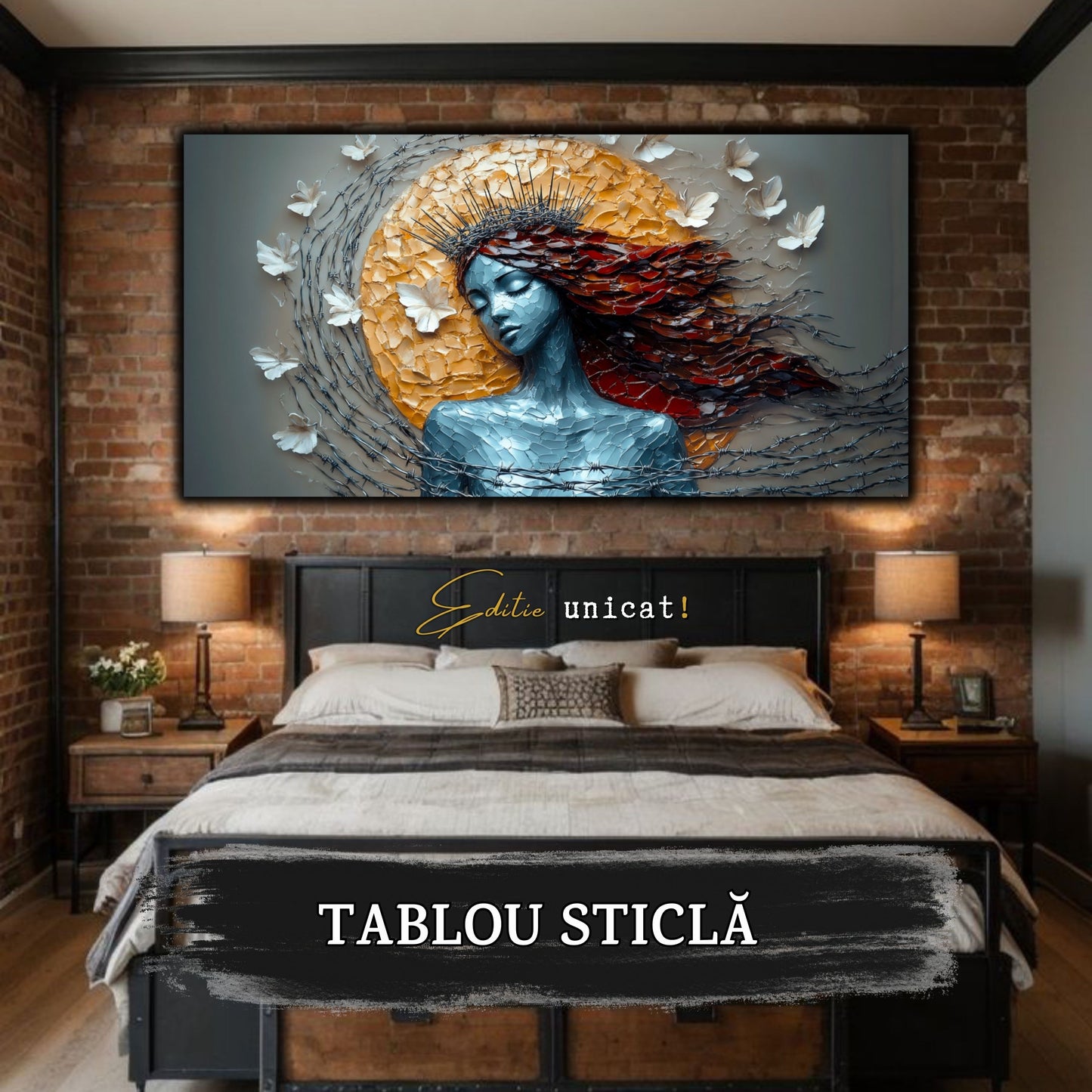 Thorned Beauty - Tablou Sticla Securizata - no04