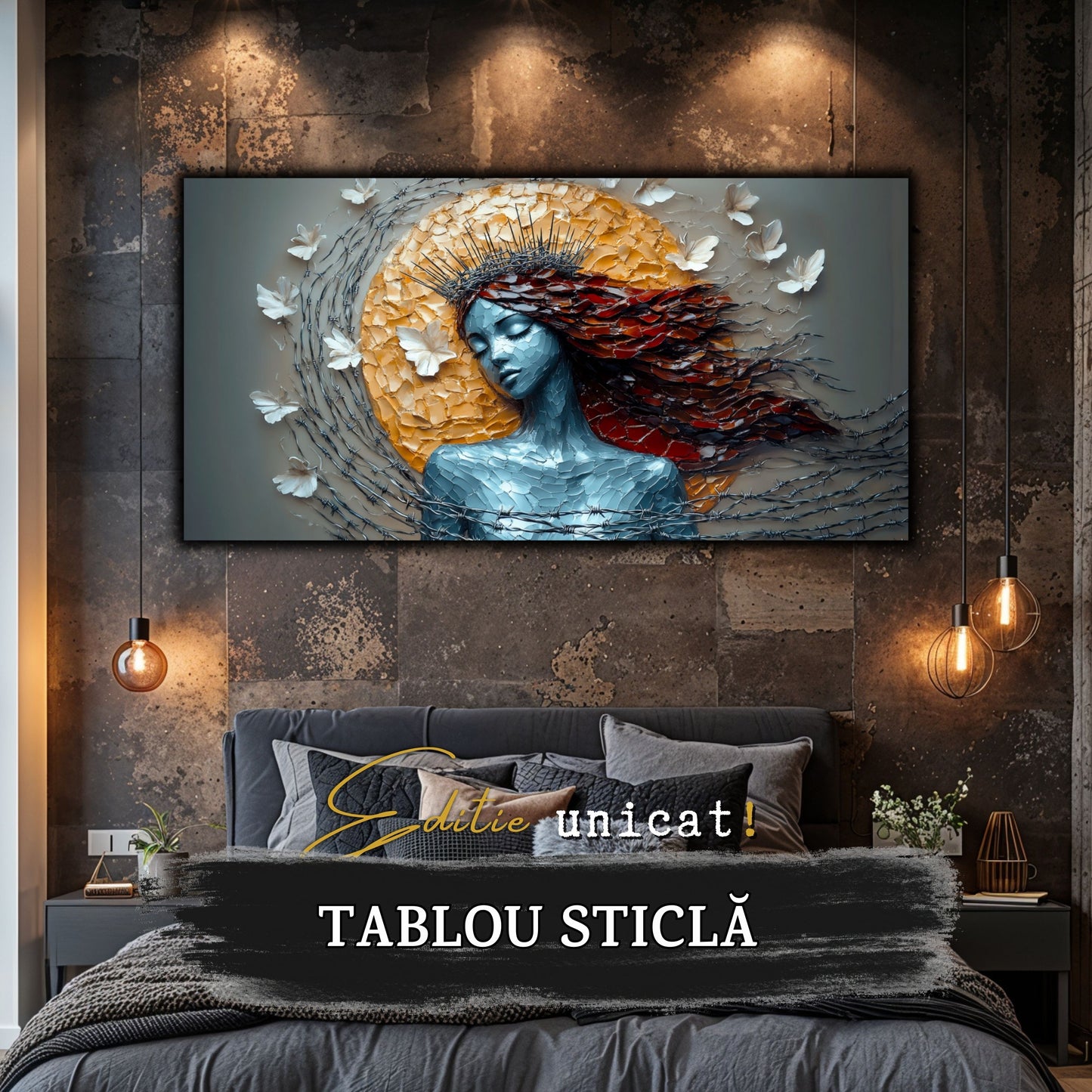 Thorned Beauty - Tablou Sticla Securizata - no04