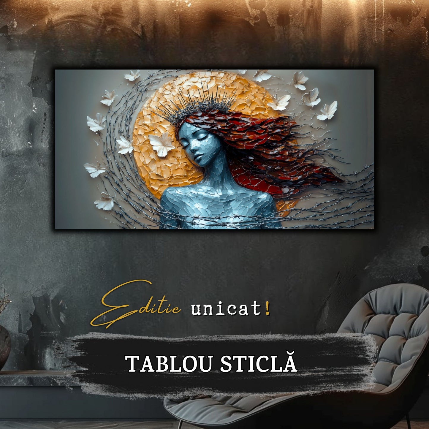 Thorned Beauty - Tablou Sticla Securizata - no04