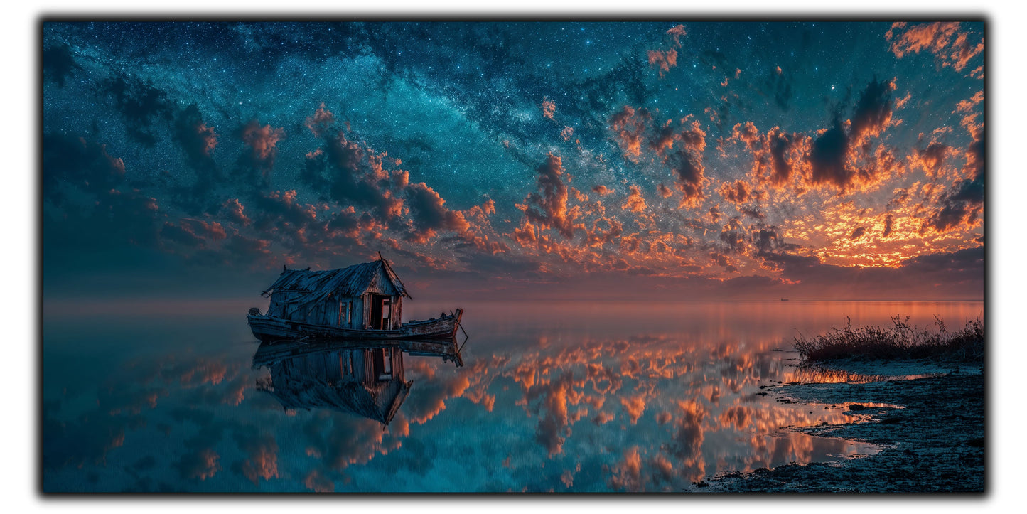 Night and Soul - Tablou Living - Sticla Securizata - no10