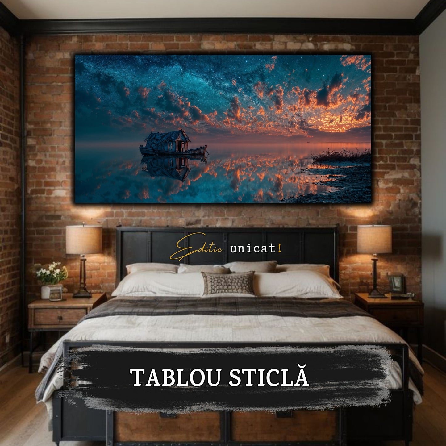 Night and Soul - Tablou Living - Sticla Securizata - no10