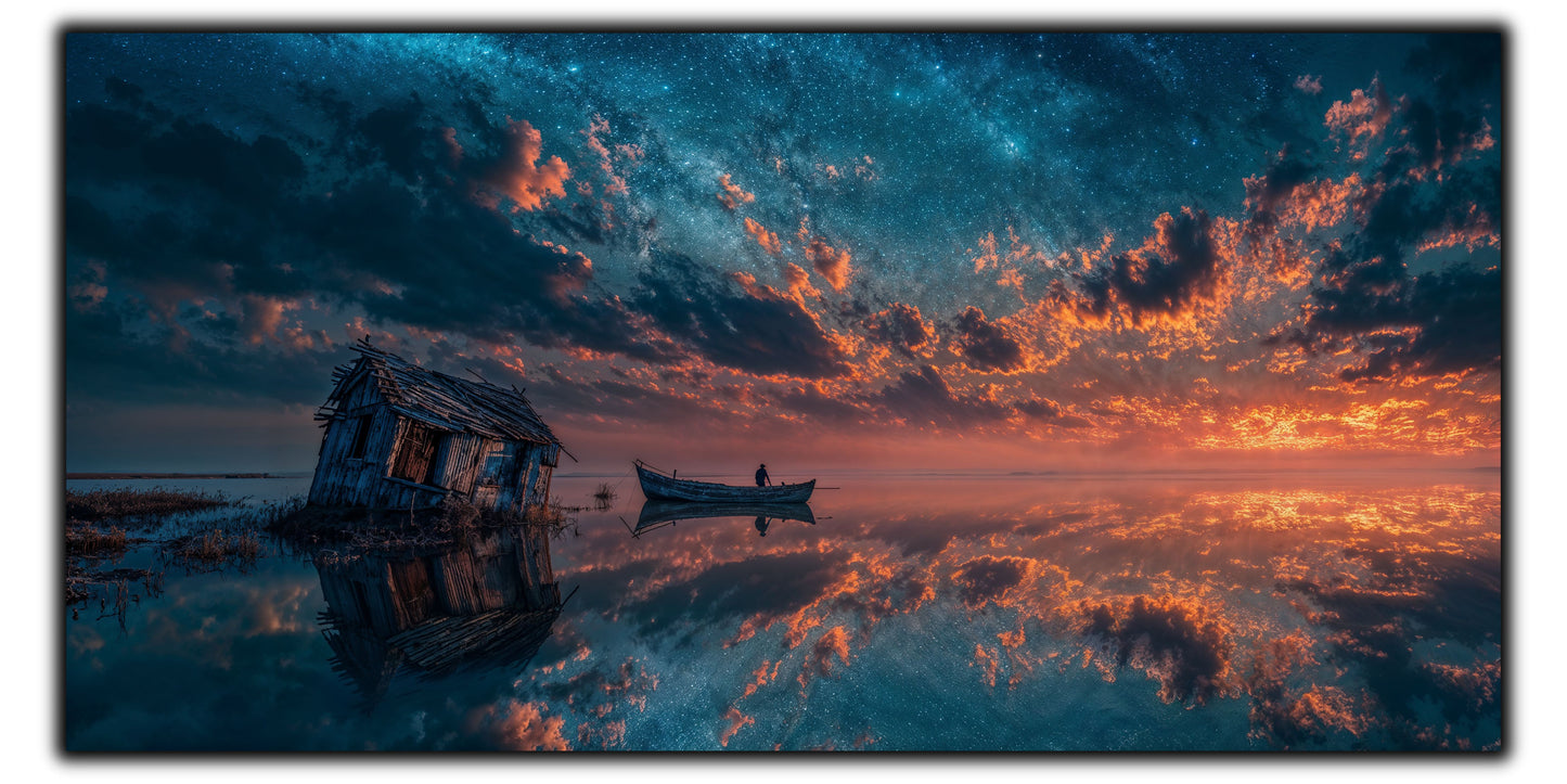 Night and Soul - Tablou Living - Sticla Securizata - no03