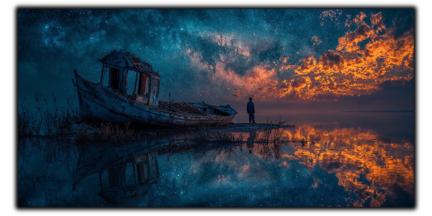 Night and Soul - Tablou Living - Sticla Securizata - no05