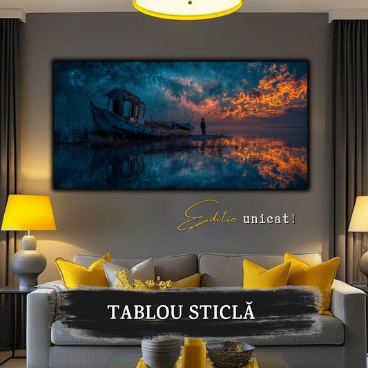Night and Soul - Tablou Living - Sticla Securizata - no05