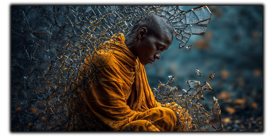 Tablou pe sticlă securizată – unicat - Silent Shatter 13