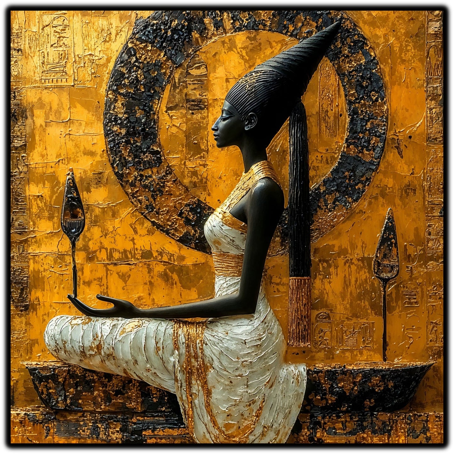 Whispers of the Nile - Tablou Sticla - 24