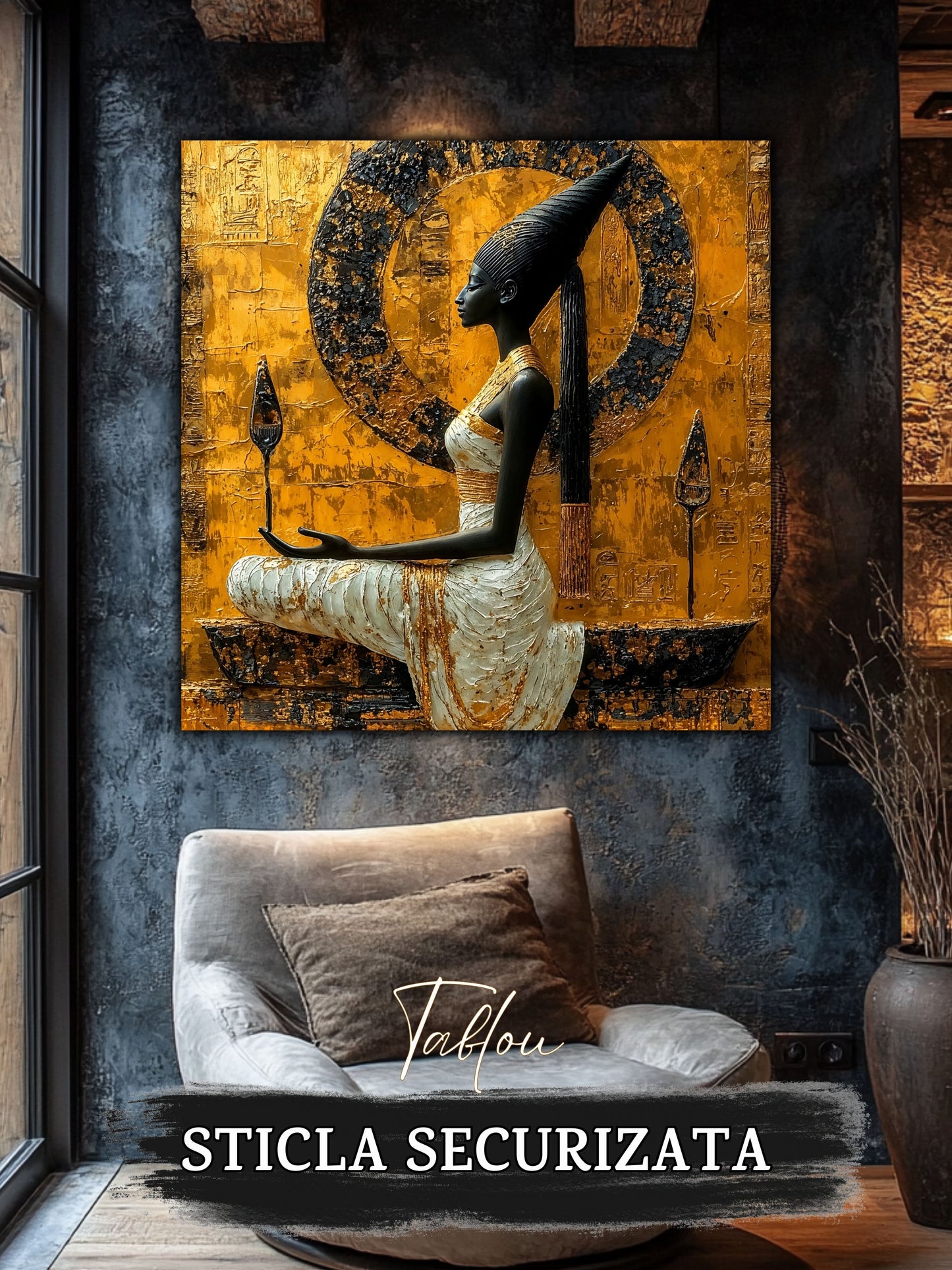 Whispers of the Nile - Tablou Sticla - 24